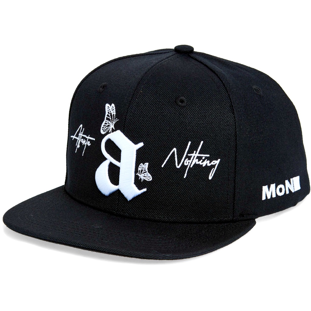 Brand About Nothing Baseball Cap Adjustable Atlanta Black New